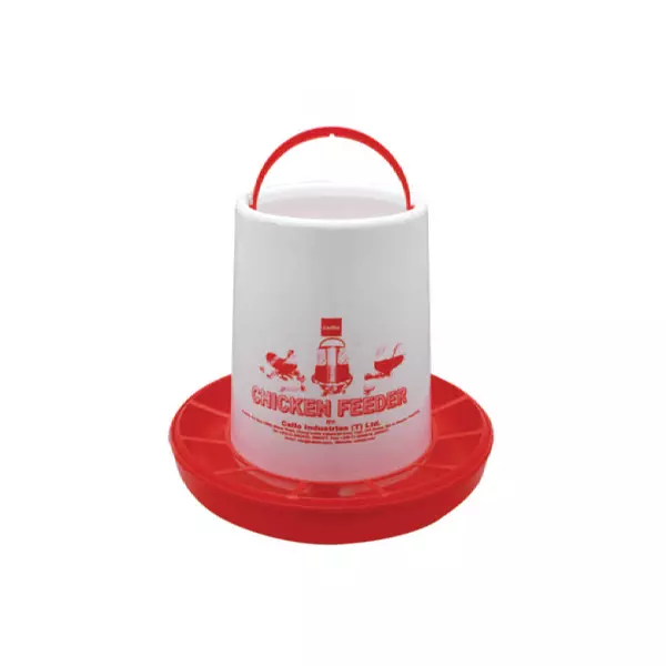 Cello Chicken Feeder Big Multi-Color 1 Cello Chicken Feeder Big Multi-Color
