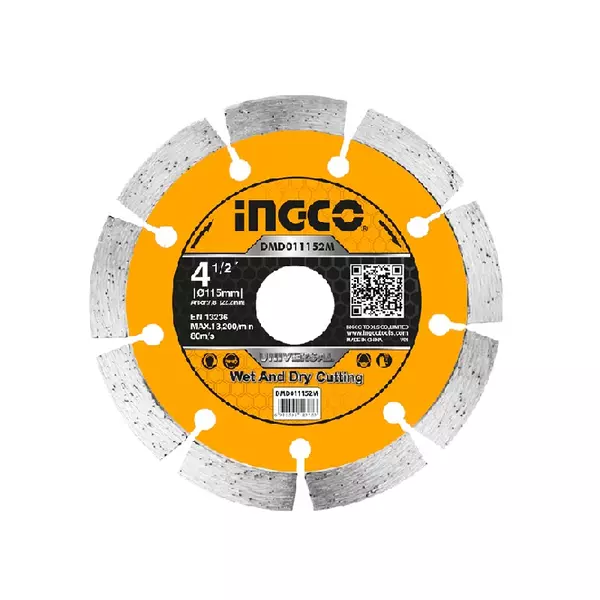 Ingco Dry Diamond Disc 115Mm Pack Of 10 Dmd011152M 1 Ingco Dry Diamond Disc 115Mm Pack Of 10 Dmd011152M