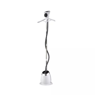 Decakila Garment Steamer 1400ml Tank Suit Hanger 1580w Keen005w comes with cloth hanger, hook, pants clip, fur brush, glove, telescopic pole and iron brush