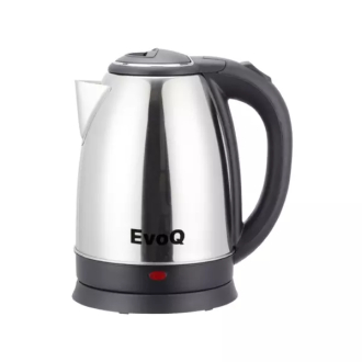 EvoQ Kettle 1.8L - Power 220-240V, 50/60Hz, 1500W, Features Automatic/Manual Switch Off, Silver Finish,  EKT - 18SB
