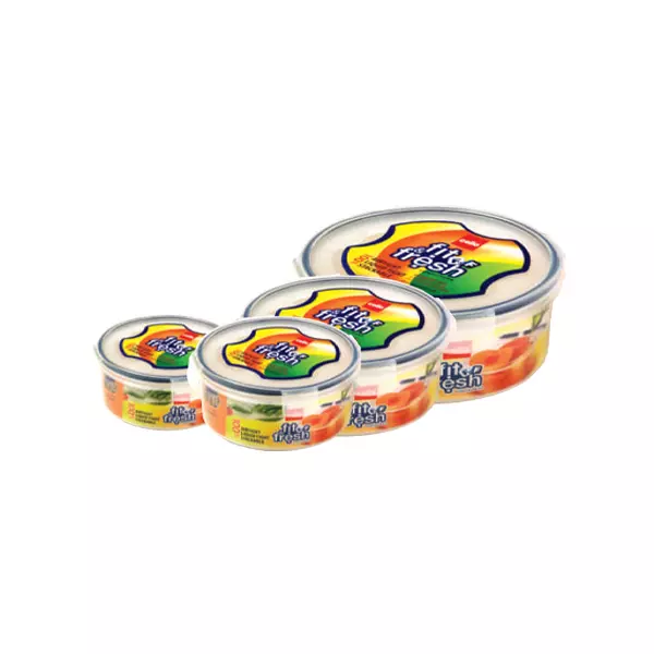 Cello Plastic Container Fit &Amp; Fresh Plain 300Ml 600Ml 1200Ml &Amp; 2000Ml 4Pc Set 1 Cello Plastic Container Fit &Amp; Fresh Plain 300Ml 600Ml 1200Ml &Amp; 2000Ml 4Pc Set