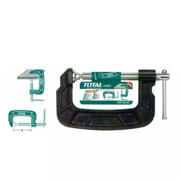 Total G Clamp Size 4” Tht13141 1 Total G Clamp Size 4” Tht13141