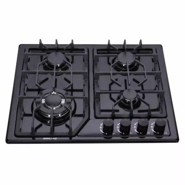 Homebase Cooker 4 Gas Burners Steel Top Hb-4050 1 Homebase Cooker 4 Gas Burners Steel Top Hb-4050
