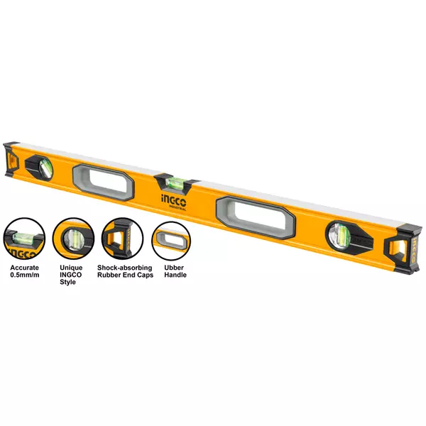 Ingco Spirit Level 200Cm X 1.5Mm Hsl08200 1 Ingco Spirit Level 200Cm X 1.5Mm Hsl08200