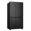Hisense Refrigerator 637L Side By Side, LED Touch, Wifi + Inverter, Black Stainless Steel H800SB
