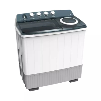 Hisense Washing Machine 16kg, Twin Tub, Manual Big Knobs, Transparent Lid, Lint and Dra...