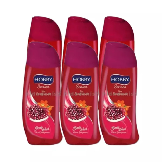 Hobby Body Wash 300ml Therapy Pomegranate (Pack of 6)