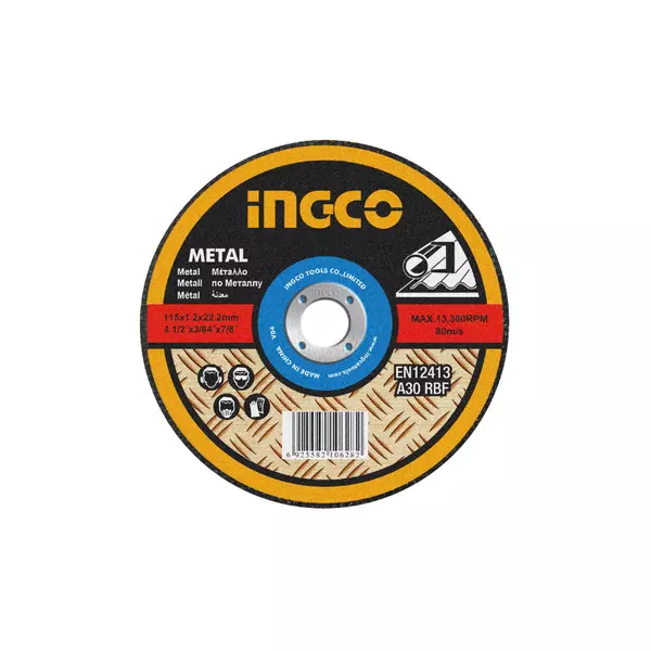 Ingco Abrasive Metal Cutting Disc Flat 16&Quot; 405Mm For Metal A30Rbf Mcd304051 1 Ingco Abrasive Metal Cutting Disc Flat 16&Quot; 405Mm For Metal A30Rbf Mcd304051