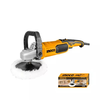 Ingco Industrial Angle Polisher 1400W with Variable Speed Control, Lock-on Switch, Aluminum Gear Box AP140016