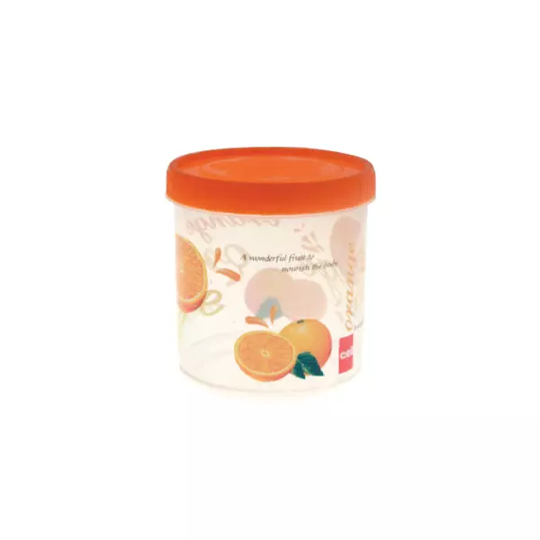 Cello Plastic Container Jar 1000Ml Printed (Pack Of 12) 1 Cello Plastic Container Jar 1000Ml Printed (Pack Of 12)