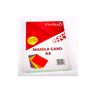 Manila A4 White Cards 160gms 1207