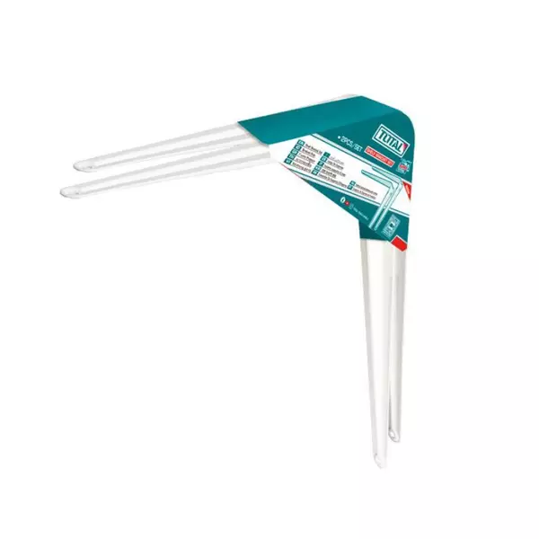 Total Shelf Bracket 2Pcs Set 6X8&Quot; With 6 Attachment Points, 12 Mounting Screws, White Tsb10608 1 Total Shelf Bracket 2Pcs Set 6X8&Quot; With 6 Attachment Points, 12 Mounting Screws, White Tsb10608