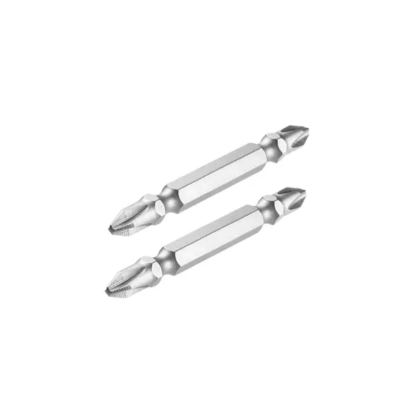 Total Magnetic Tip Screwdriver Bit Ph2+Ph2 65Mm, S2 Industrial Steel 2Pcs Set Tac16Ph234 1 Total Magnetic Tip Screwdriver Bit Ph2+Ph2 65Mm, S2 Industrial Steel 2Pcs Set Tac16Ph234
