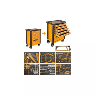 Ingco 328pcs Tool Chest Set with 7pcs Drawers HTCS273281