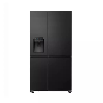 Hisense Refrigerator 601L Side By Side Door, Water & Ice Dispenser, Black Stainless Steel H780SB-IDL