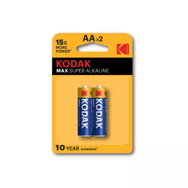 Kodak Aa Alkaline Batteries Max Super 1.5V 1 Pack 12Pcs - Set Of 12 Pcs 1 Kodak Aa Alkaline Batteries Max Super 1.5V 1 Pack 12Pcs - Set Of 12 Pcs