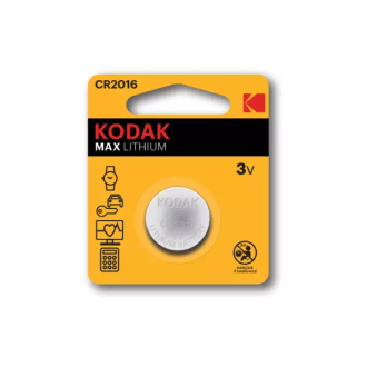 Kodak Button Cell 3V Max Lithium CR2016 - Set of 3 Pcs