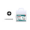 Total Screw Driver Bit Set PZ2 50mm, Magnetic, S2 Nickel Plated 10pcs Set TAC16PZ223