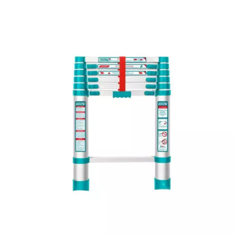 Total Telescopic Ladder with 6 Steps, Aluminium Body, Easy Carry THLAD08061