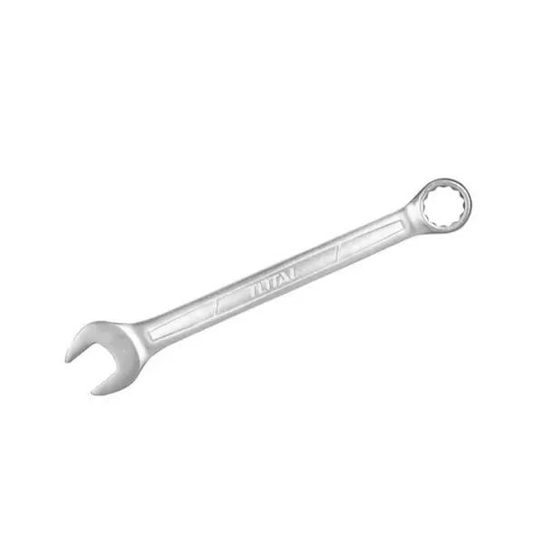 Total Combination Spanner 9Mm Cr-V Material, Chrome Plated, Matt Finish Tcspa091 1 Total Combination Spanner 9Mm Cr-V Material, Chrome Plated, Matt Finish Tcspa091