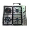 Digi Wave Hob 3 Gas Burner with1 Hot Plate Auto Ignition 60x60x 8MM Steel Body DWGC 2003