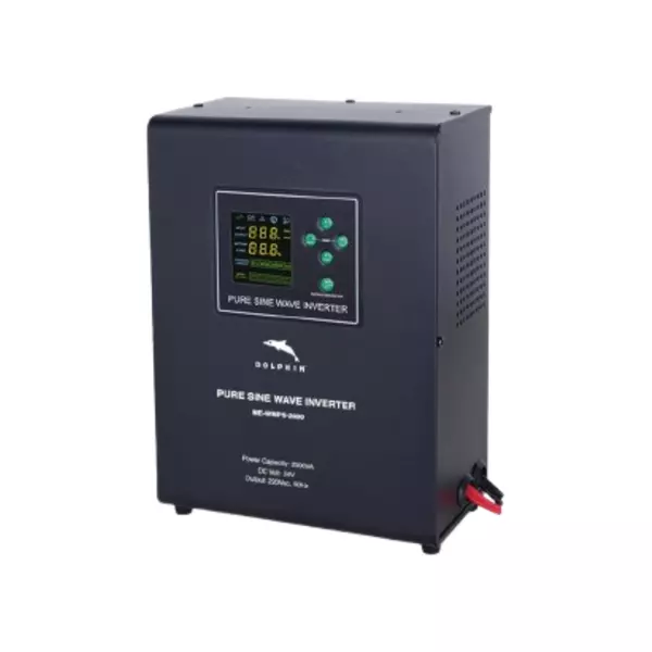Dolphin Pure Sinewave Inverter Wall Mounted 2000Va, 1400W, Me-Wmps-2000 1 Dolphin Pure Sinewave Inverter Wall Mounted 2000Va, 1400W, Me-Wmps-2000