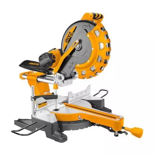 Ingco Mitre Saw 305Mm 2400W With Carbon Brush, Extension Bars, Tct Blade &Amp; Dust Bag Bm2S24007 1 Ingco Mitre Saw 305Mm 2400W With Carbon Brush, Extension Bars, Tct Blade &Amp; Dust Bag Bm2S24007