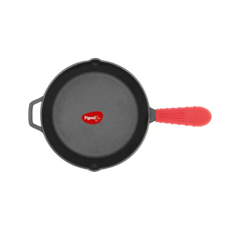 Pigeon Imperi Luxe Cast Iron Frypan 22cm – Non-Stick, Toxin-Free with Free Silicone Grip SAP 16296