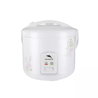 Dolphin Rice Cooker 1.8 Liters, 700W with Non-Stick Pot RC02