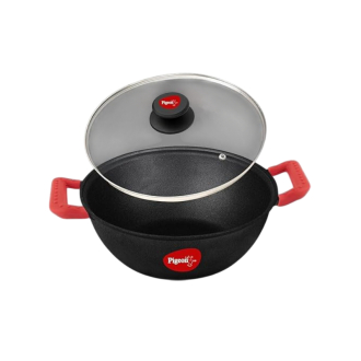 Pigeon Imperi Luxe Cast Iron Kadai 20cm – Natural Non-Stick, Toxin-Free & Durable Cookware SAP 16299