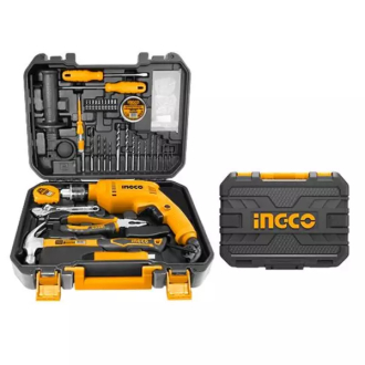 Ingco 115pcs Tools Set with Impact Drill 680W HKTHP11151