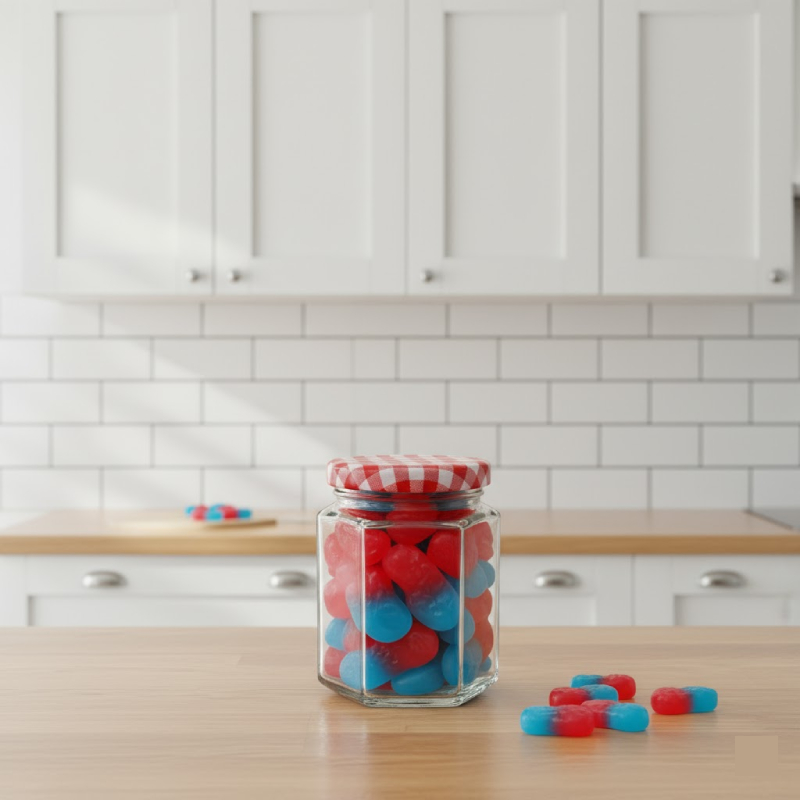 Generic Glass Jar With Draft Lid 280Ml – Stylish &Amp; Airtight Storage For Kitchen, Pantry Or Home 447-280 4 Generic Glass Jar With Draft Lid 280Ml – Stylish &Amp; Airtight Storage For Kitchen, Pantry Or Home 447-280