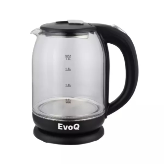 EvoQ Kettle 1.8L - Power 220-240V, 50/60Hz, 1500W, Features Automatic/Manual Switch Off, EKT - 18GL