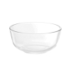 Ocean Assurance Bow 1Pc l 4.5" – Elegant Clear Glass Serving Bowl for Desserts, Salads & Snacks 1P00723