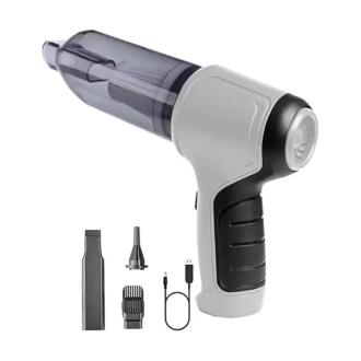 Mini Handheld Vacuum Cleaner Automatic, Rechargeable for Dust, Dirt for Daily Use White