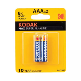 Kodak AAA Alkaline Batteries Max Super 1.5V 1 Pack 12PCs - Set of 12 Pcs
