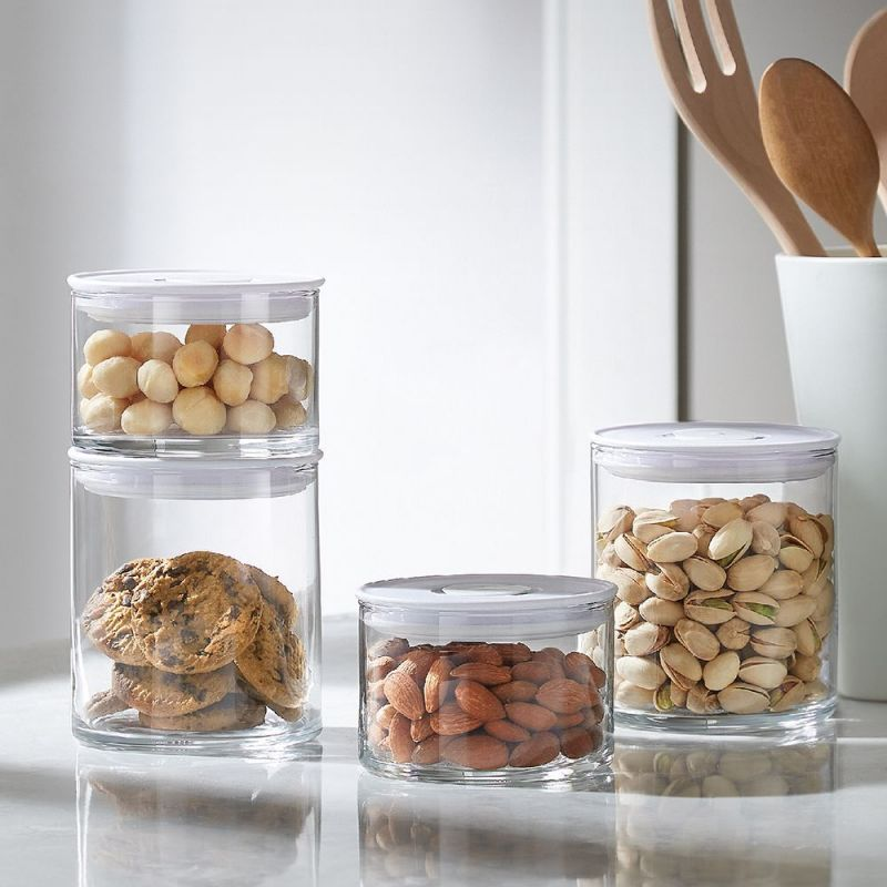 Ocean Norma Glass Jar Soft Blue 385Ml 5B23314G0001 2 Ocean Norma Glass Jar Soft Blue 385Ml 5B23314G0001