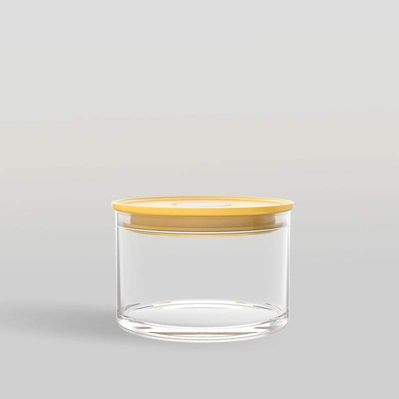 Ocean Norma Glass Jar Citrus Yellow 385Ml 5B23314G0002 2 Ocean Norma Glass Jar Citrus Yellow 385Ml 5B23314G0002
