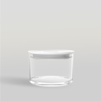 Ocean Norma Glass Jar Pure White 385ml 5B23314G0004