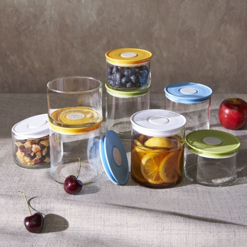 Ocean Norma Glass Jar Citrus Yellow 385Ml 5B23314G0002 3 Ocean Norma Glass Jar Citrus Yellow 385Ml 5B23314G0002