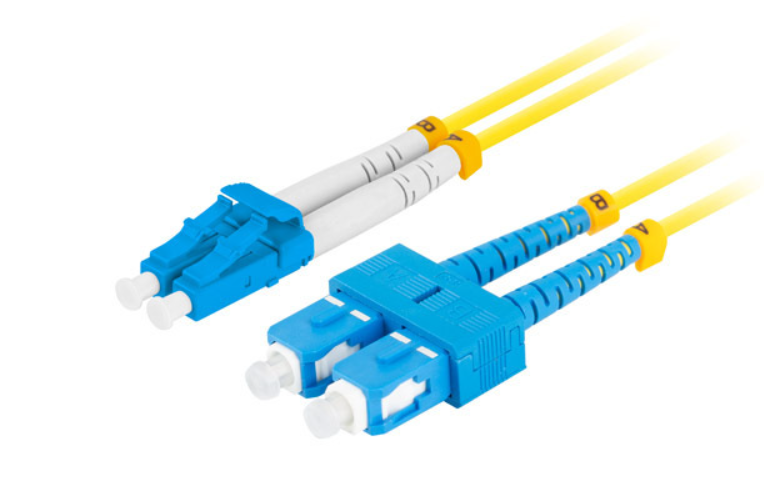 Fiber Patch Cord Lc/Upc-Sc/Upc Single Mode Duplex 1 Meter G657A1-Lszh 1 Fiber Patch Cord Lc/Upc-Sc/Upc Single Mode Duplex 1 Meter G657A1-Lszh