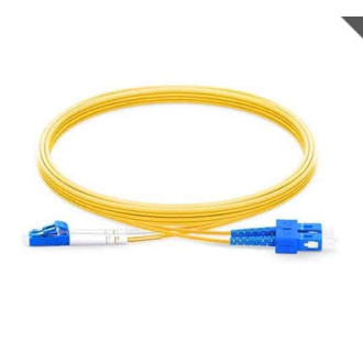 Fiber Patch Cord LC/UPC-SC/UPC Single Mode Duplex 1 Meter G657A1-LSZH