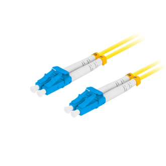 Fiber Optic Patch Cord LC/UPC-LC/UPC Single Mode Duplex 2 Meters G657A1-LSZH