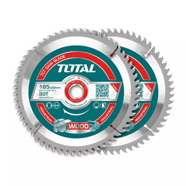Total Circular Saw Blade 7¼&Quot; For Wood 2Pcs Tac231410 1 Total Circular Saw Blade 7¼&Quot; For Wood 2Pcs Tac231410