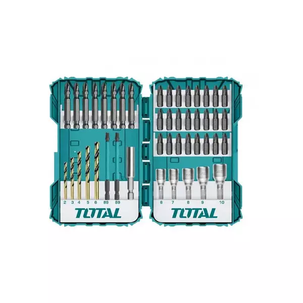 Total Screw Driver Bit Torsion 45Pcs Set Tacsdl24502 1 Total Screw Driver Bit Torsion 45Pcs Set Tacsdl24502
