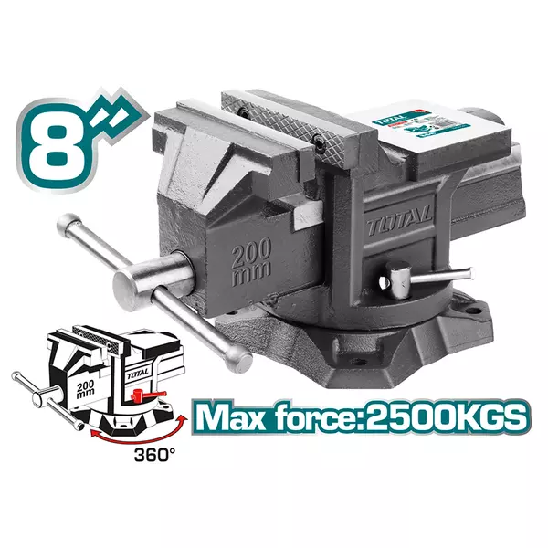 Total Bench Vice 8&Quot; Tht6186 1 Total Bench Vice 8&Quot; Tht6186