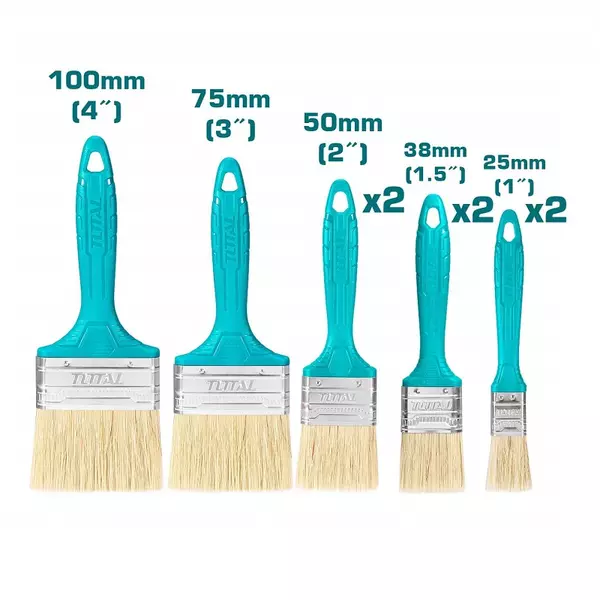Total Paint Brush Set 8Pc Tht8450801 1 Total Paint Brush Set 8Pc Tht8450801