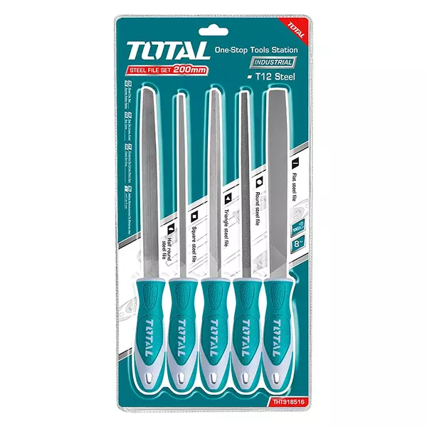 Total Steel File Set 8&Quot; 5Pcs Tht918516 1 Total Steel File Set 8&Quot; 5Pcs Tht918516