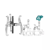 Total Gear Puller 3 Jaws 4" THTGP346