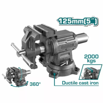 Total Bench Vise Multi Purpose Vice 5"/125 mm THTMF6156